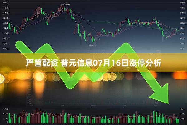 严管配资 普元信息07月16日涨停分析